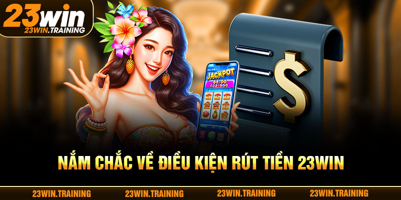 Nắm chắc về điều kiện rút tiền 23WIN